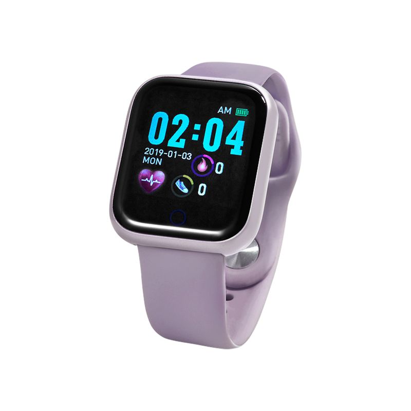 Smartwatch, elegante, hombre, mujer, redondo lila, Smarty, Oferta