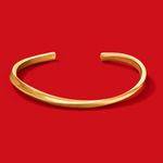 Pulsera-regulable-moderna-ba�ada-en-oro-de-24K