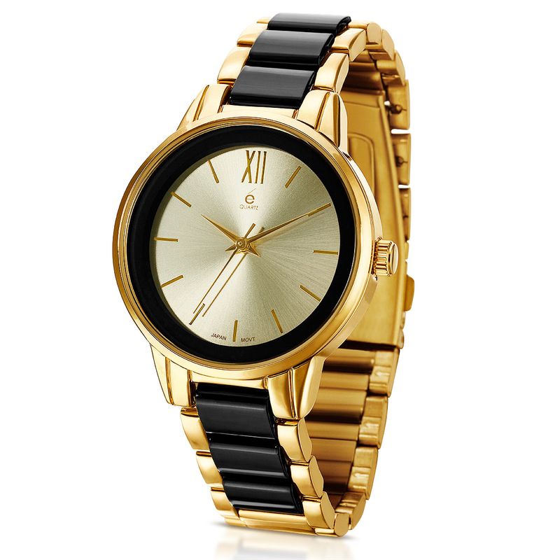 Reloj-de-metal-dorado-con-negro