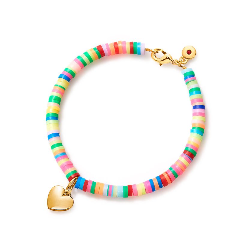 pulsera-dorada-de-colores-dige-coraz�n-ba�ado-en-oro-de-24k