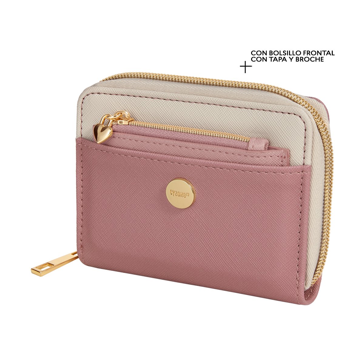 Cyzone Billetera Monedero Mujer Cyzone Carteras Con Asa Larga