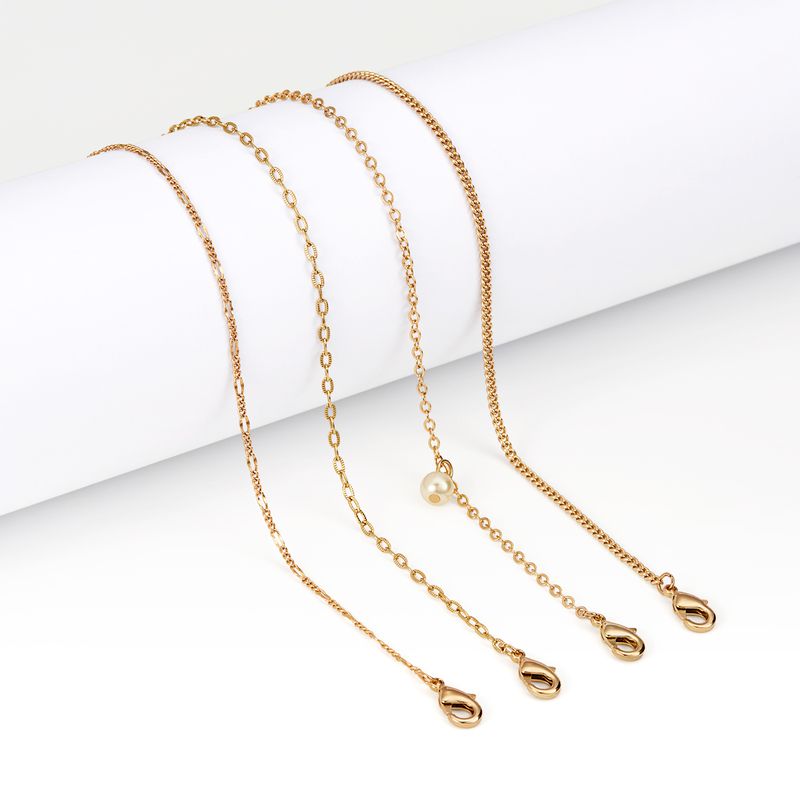 Set-de-4-pulseras-para-mujer-con-cadenas-de-distinto-grosor-y-perla-acrilica.-Perfectas-para-diario.